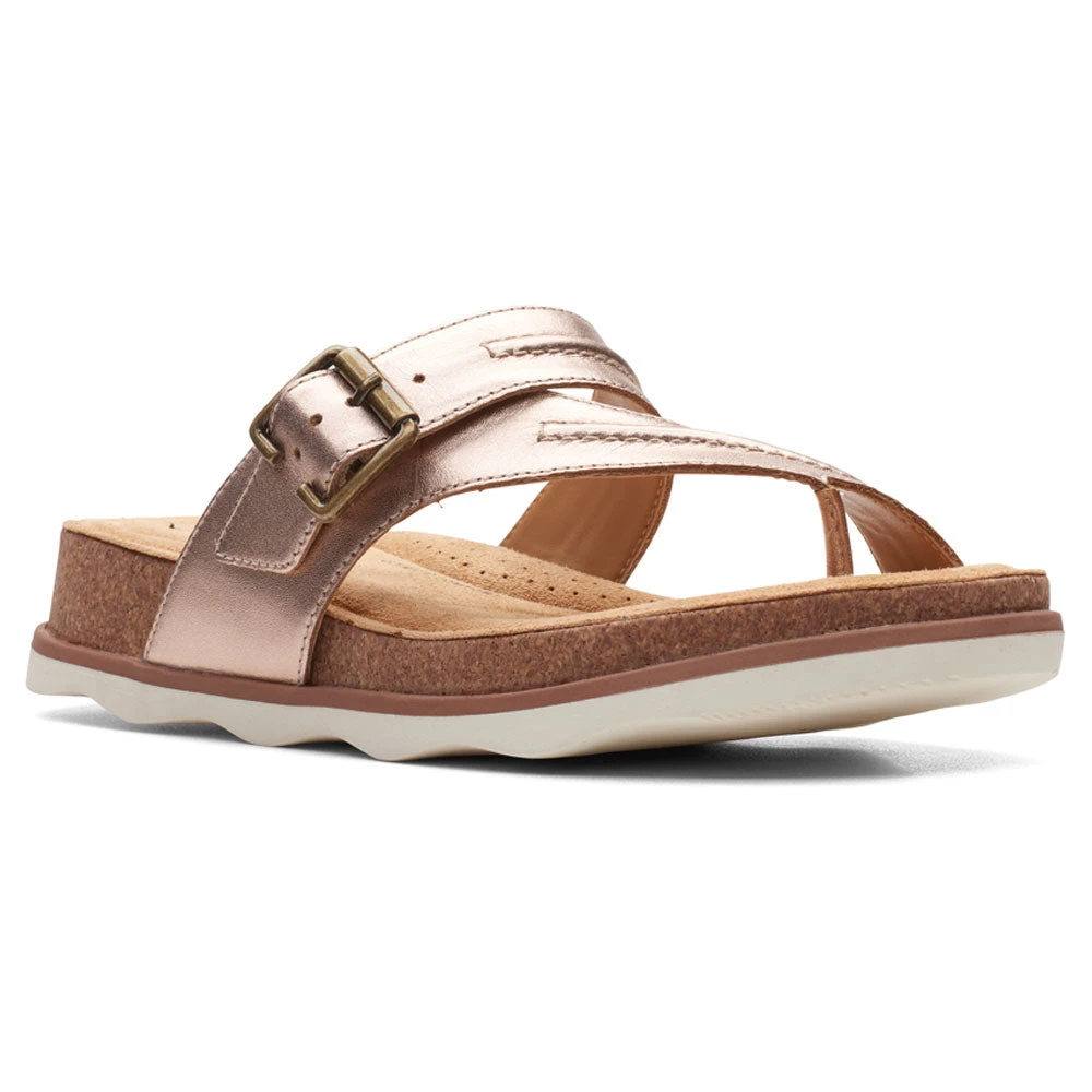 Clarks Brynn Madi Sandal Rose Gold Leather (Women's) 3 Clarks Brynn Madi Sandal Rose Gold Leather (Women's)