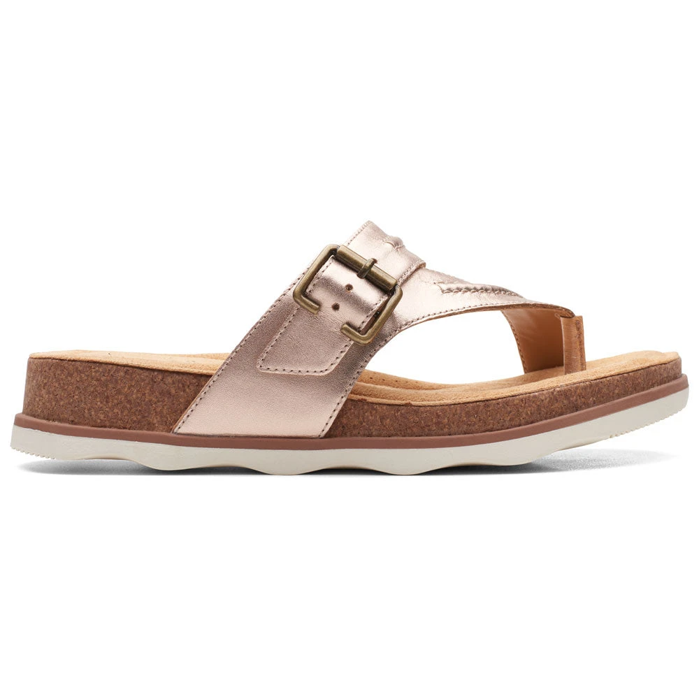 Clarks Brynn Madi Sandal Rose Gold Leather (Women's) 4 Clarks Brynn Madi Sandal Rose Gold Leather (Women's) - Image 2