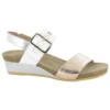 Naot Dynasty Wedge Rose Gold/White/Silver (Women's) 2 Naot Dynasty Wedge Rose Gold/White/Silver (Women's) -Dansko Shop RoseGold