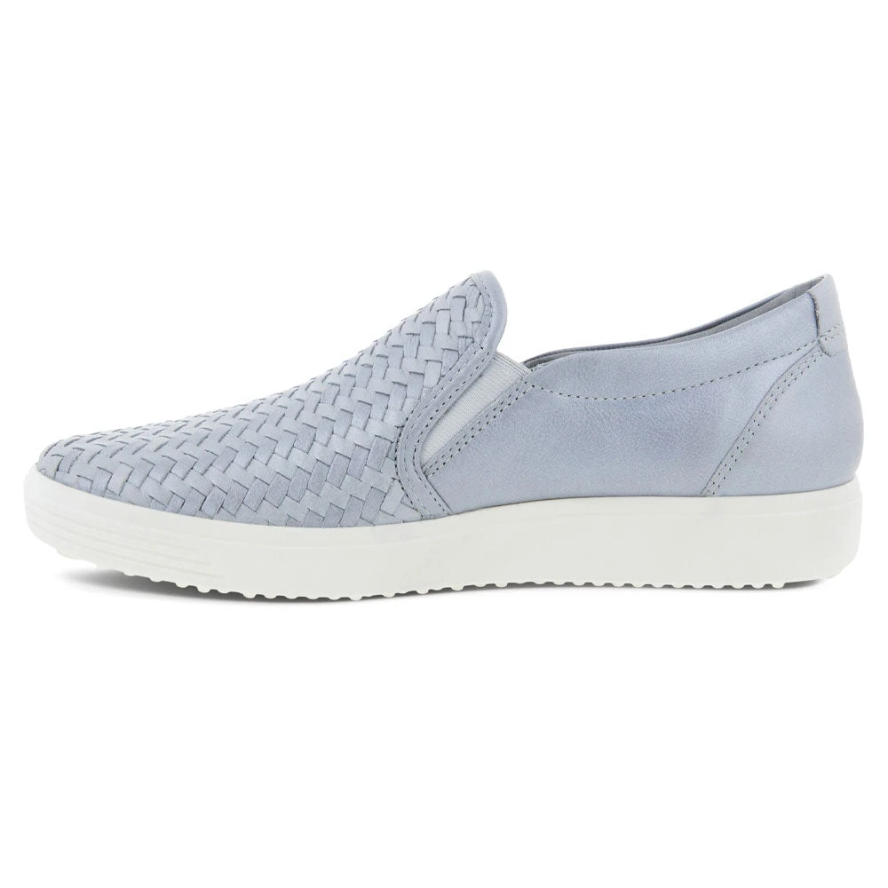Ecco Soft 7 Woven Slip-On Silver Grey (Women's) 4 Ecco Soft 7 Woven Slip-On Silver Grey (Women's) - Image 2