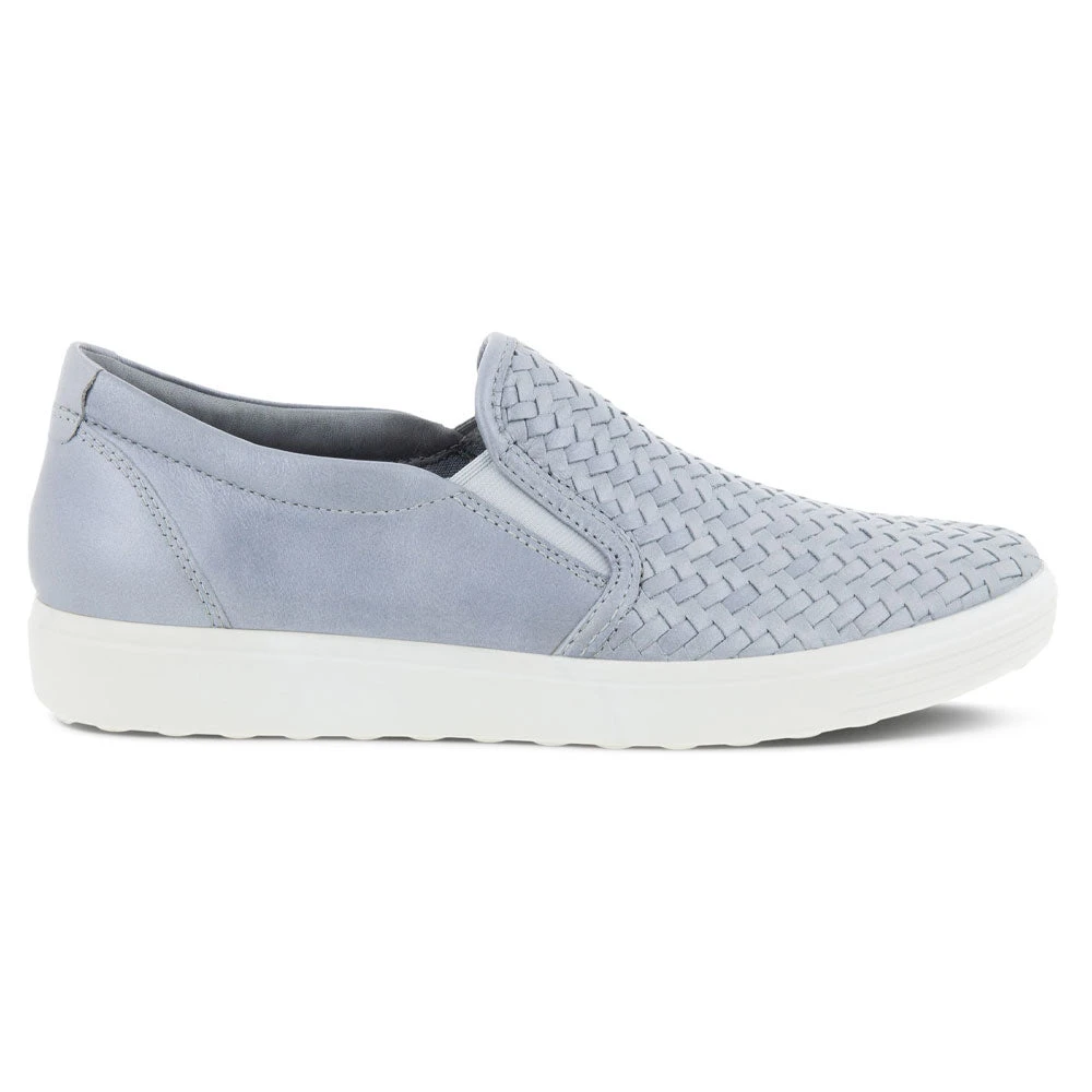 Ecco Soft 7 Woven Slip-On Silver Grey (Women's) 5 Ecco Soft 7 Woven Slip-On Silver Grey (Women's) - Image 3