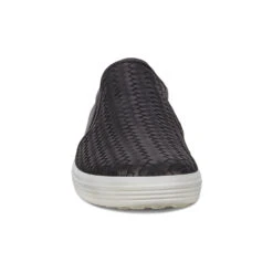 Ecco Soft 7 Woven Slip-On Sneaker Black Leather (Women's) 12 Ecco Soft 7 Woven Slip-On Sneaker Black Leather (Women's) -Dansko Shop Soft7Woven Blk 4