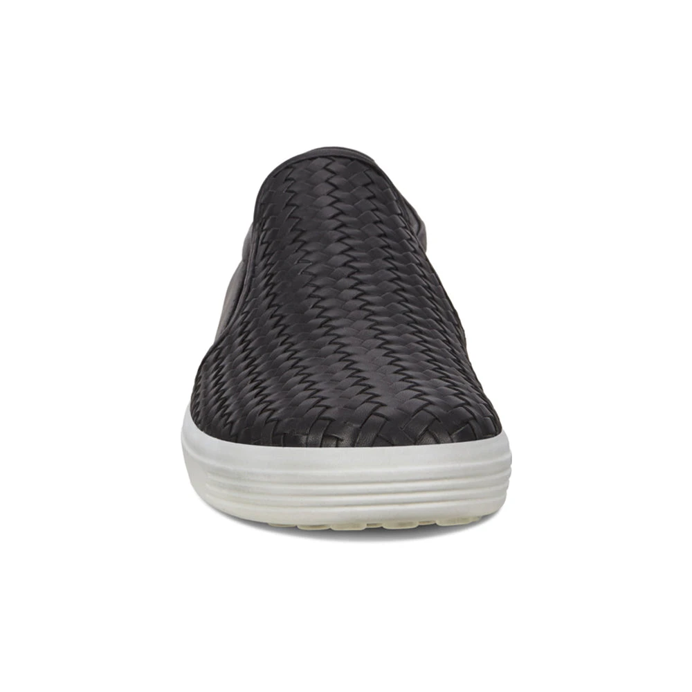 Ecco Soft 7 Woven Slip-On Sneaker Black Leather (Women's) 6 Ecco Soft 7 Woven Slip-On Sneaker Black Leather (Women's) - Image 4