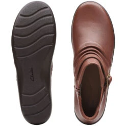 Clarks Cora Rouched Bootie Dark Tan (Women's) 15 Clarks Cora Rouched Bootie Dark Tan (Women's) -Dansko Shop Tan 7 b86aba81 494c 4ae4 89f5 3fc2b6d74816