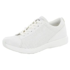 Alegria Qest Perf White Shoe (Women's)
