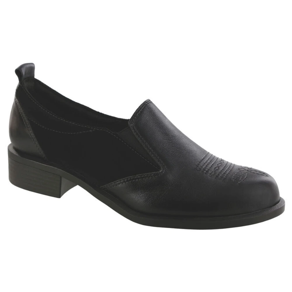 SAS Saddle Black Buttersoft Leather Shoe (Women's) 3 SAS Saddle Black Buttersoft Leather Shoe (Women's)