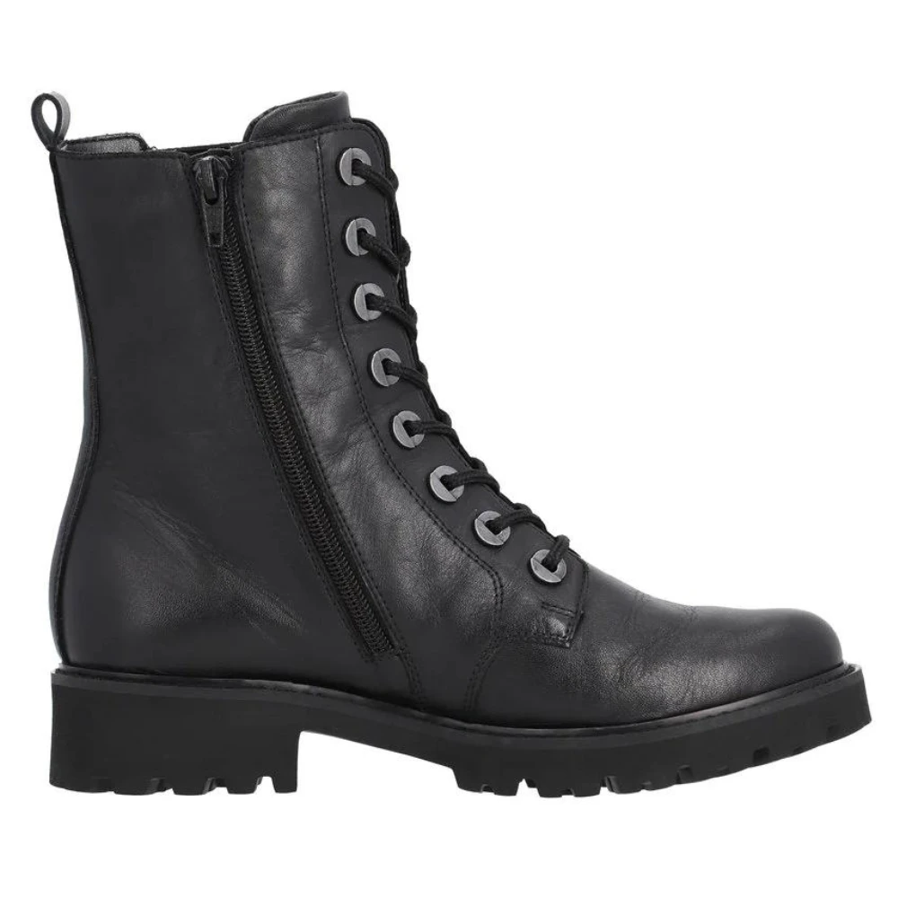 Remonte D8668 Marusha 68 Black Leather Combat Boot (Women's) 4 Remonte D8668 Marusha 68 Black Leather Combat Boot (Women's) - Image 2