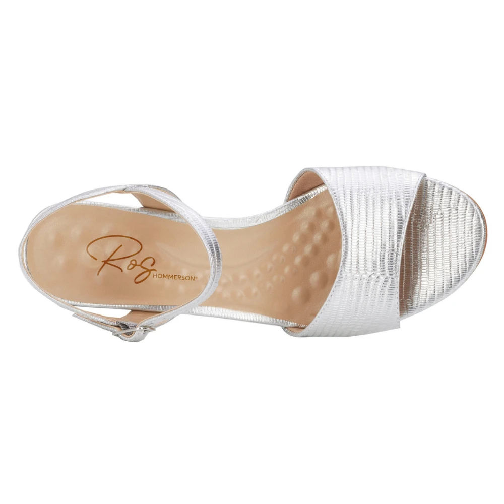Ros Hommerson Lydia Silver Snake Evening Shoe (Women's) 8 Ros Hommerson Lydia Silver Snake Evening Shoe (Women's) - Image 6