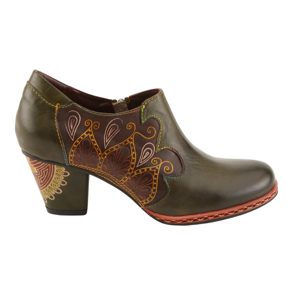 L`Artiste By Spring Step Zami Olive Leather Shoes (Women's) 3 L`Artiste By Spring Step Zami Olive Leather Shoes (Women's)