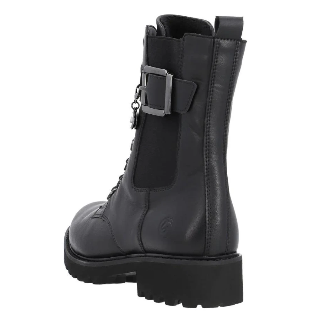 Remonte D8668 Marusha 68 Black Leather Combat Boot (Women's) 5 Remonte D8668 Marusha 68 Black Leather Combat Boot (Women's) - Image 3