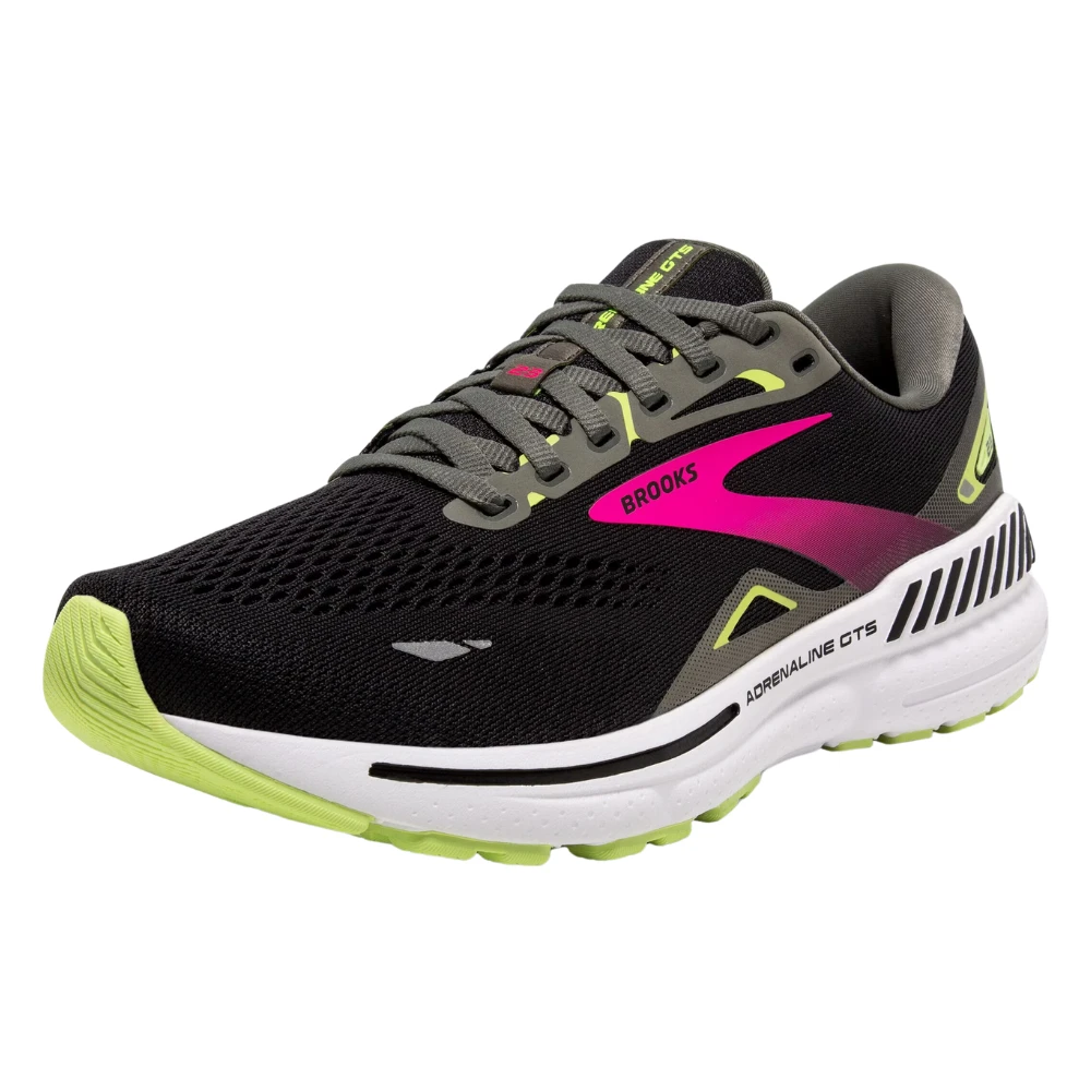Brooks Adrenaline GTS 23 Black/Gunmetal/Sharp Green Running Shoe (Women's) 6 Brooks Adrenaline GTS 23 Black/Gunmetal/Sharp Green Running Shoe (Women's) - Image 4