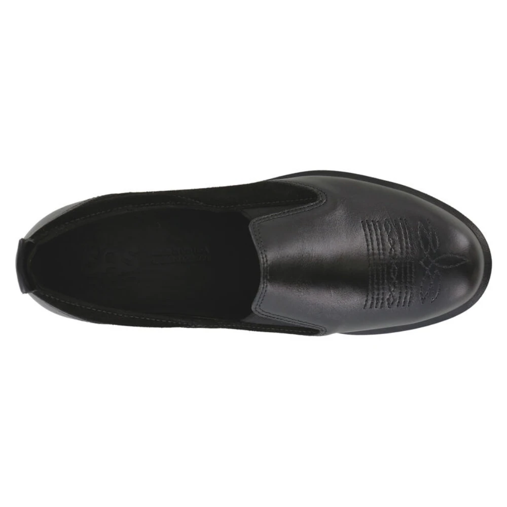 SAS Saddle Black Buttersoft Leather Shoe (Women's) 6 SAS Saddle Black Buttersoft Leather Shoe (Women's) - Image 4