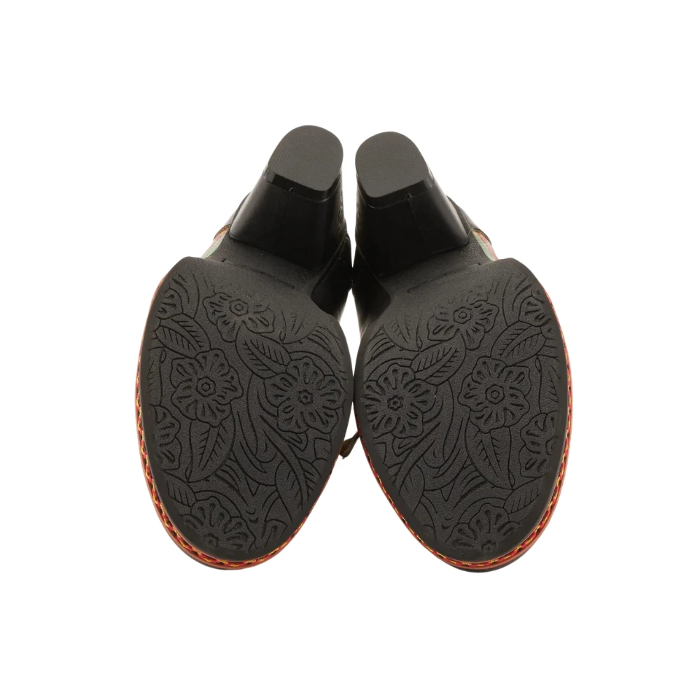 L`Artiste By Spring Step Zami Black Leather Shoes (Women's) 6 L`Artiste By Spring Step Zami Black Leather Shoes (Women's) - Image 4