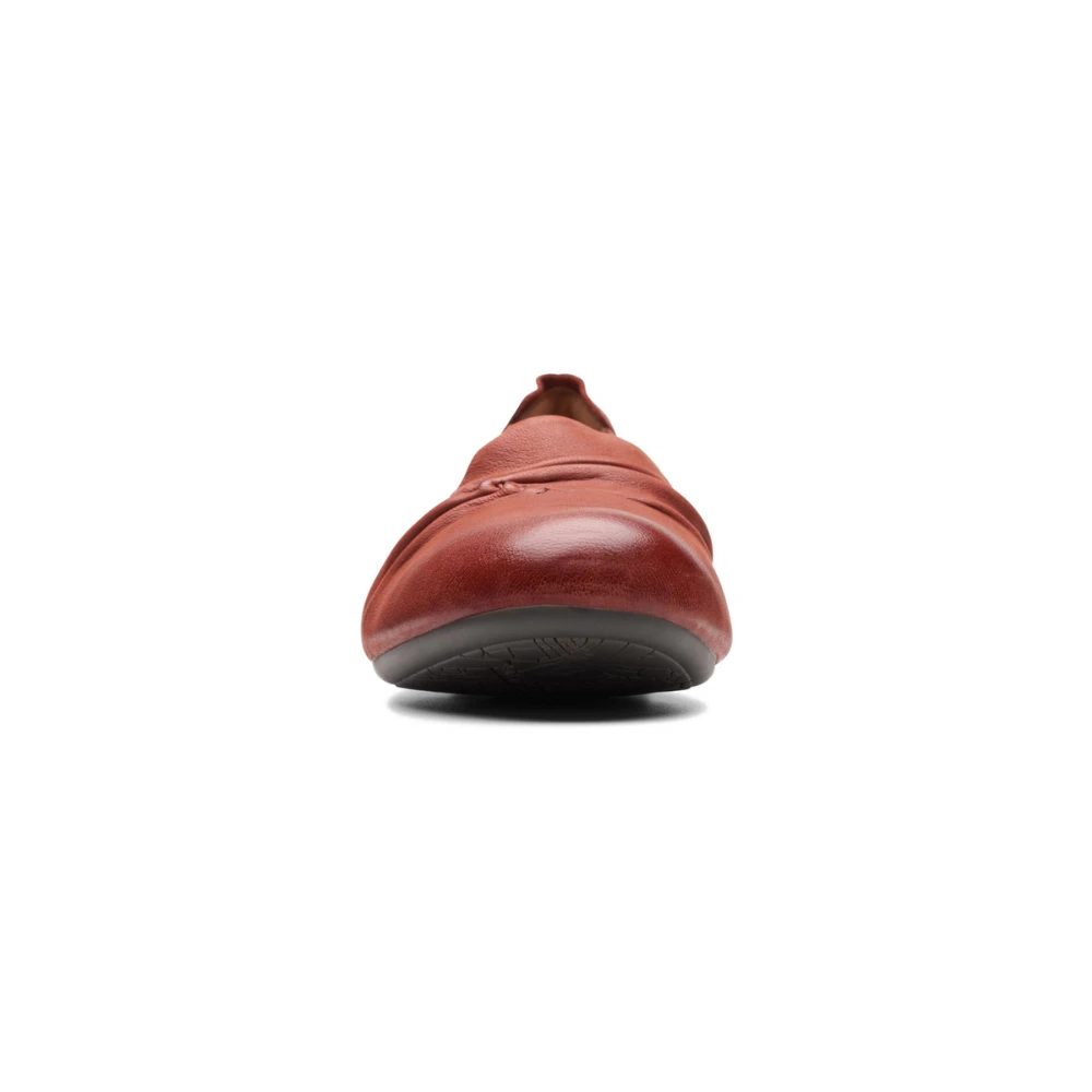 Clarks Rena Way Chestnut Leather Slip-On (Women's) 7 Clarks Rena Way Chestnut Leather Slip-On (Women's) - Image 5
