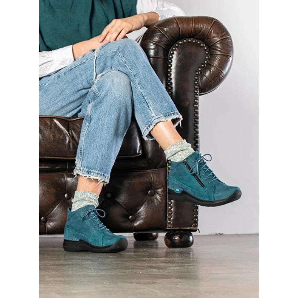 Wolky Why Petrol Antique Nubuck Boot (Women's) 9 Wolky Why Petrol Antique Nubuck Boot (Women's) - Image 7