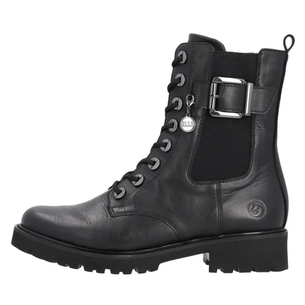 Remonte D8668 Marusha 68 Black Leather Combat Boot (Women's) 6 Remonte D8668 Marusha 68 Black Leather Combat Boot (Women's) - Image 4