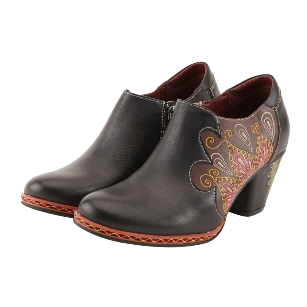 L`Artiste By Spring Step Zami Black Leather Shoes (Women's) 4 L`Artiste By Spring Step Zami Black Leather Shoes (Women's) - Image 2