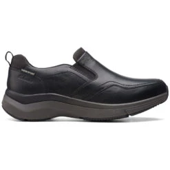 Clarks Wave2.0 Edge Black Waterproof Leather (Men's) -Dansko Shop Wave2 Blk 3