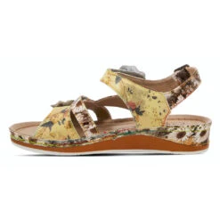 L'Artiste By Spring Step Joelina-Dazi Sandal Yellow Multi (Women's) -Dansko Shop Yell 2 9d0e173f 4ec8 4e4d 81cc 95ac4c568baf
