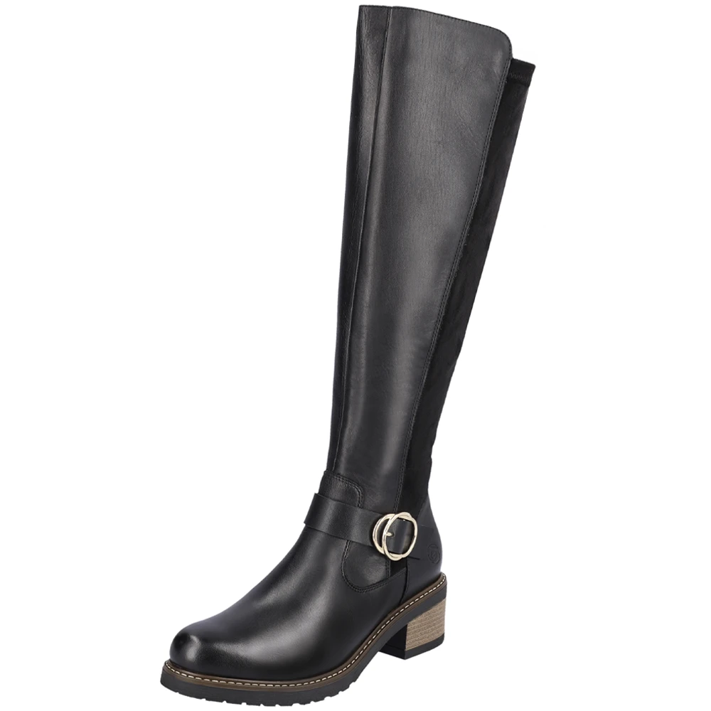 Remonte D1A73-01 Aida Tall Black Boot (Women's) 3 Remonte D1A73-01 Aida Tall Black Boot (Women's)