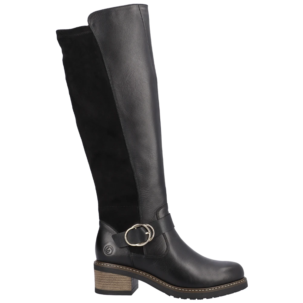 Remonte D1A73-01 Aida Tall Black Boot (Women's) 14 Remonte D1A73-01 Aida Tall Black Boot (Women's) - Image 12