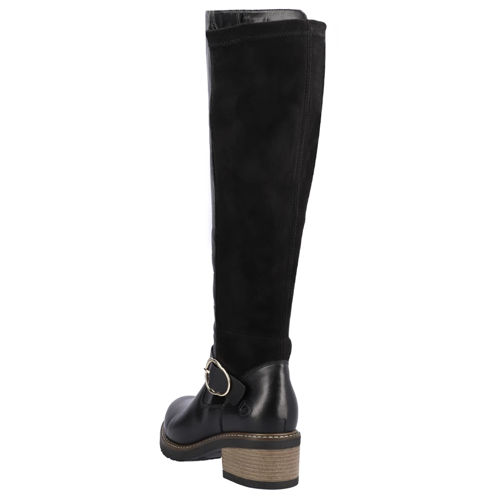 Remonte D1A73-01 Aida Tall Black Boot (Women's) 5 Remonte D1A73-01 Aida Tall Black Boot (Women's) - Image 3