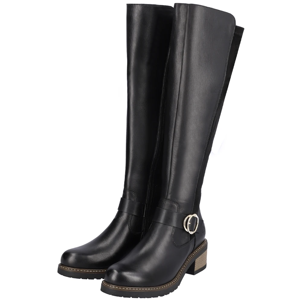 Remonte D1A73-01 Aida Tall Black Boot (Women's) 10 Remonte D1A73-01 Aida Tall Black Boot (Women's) - Image 8
