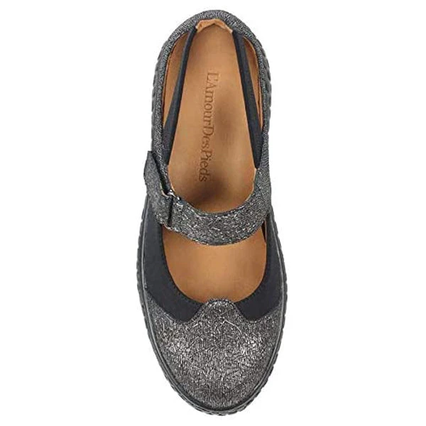 L'Amour Des Pieds Zahavah Pewter Mosaic (Women's) 6 L'Amour Des Pieds Zahavah Pewter Mosaic (Women's) - Image 4