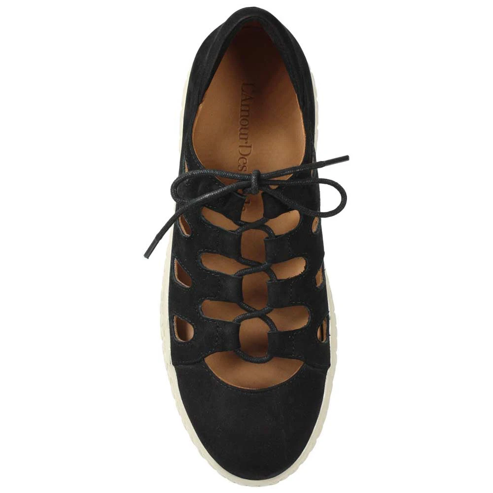 L'Amour Des Pieds Zarah Black Nubuck (Women's) 6 L'Amour Des Pieds Zarah Black Nubuck (Women's) - Image 4