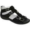 Waldlaufer Gladiator Sandal Black Nubuck (Women's) -Dansko Shop black 1 1953c43d 4898 4ab5 89ce e7da15b21c88