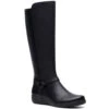 Clarks Cheyn Lindie Boot Black Leather (Women's) -Dansko Shop black 1 2daa131c 039b 4ec3 8a09 e7e6f5cbe159