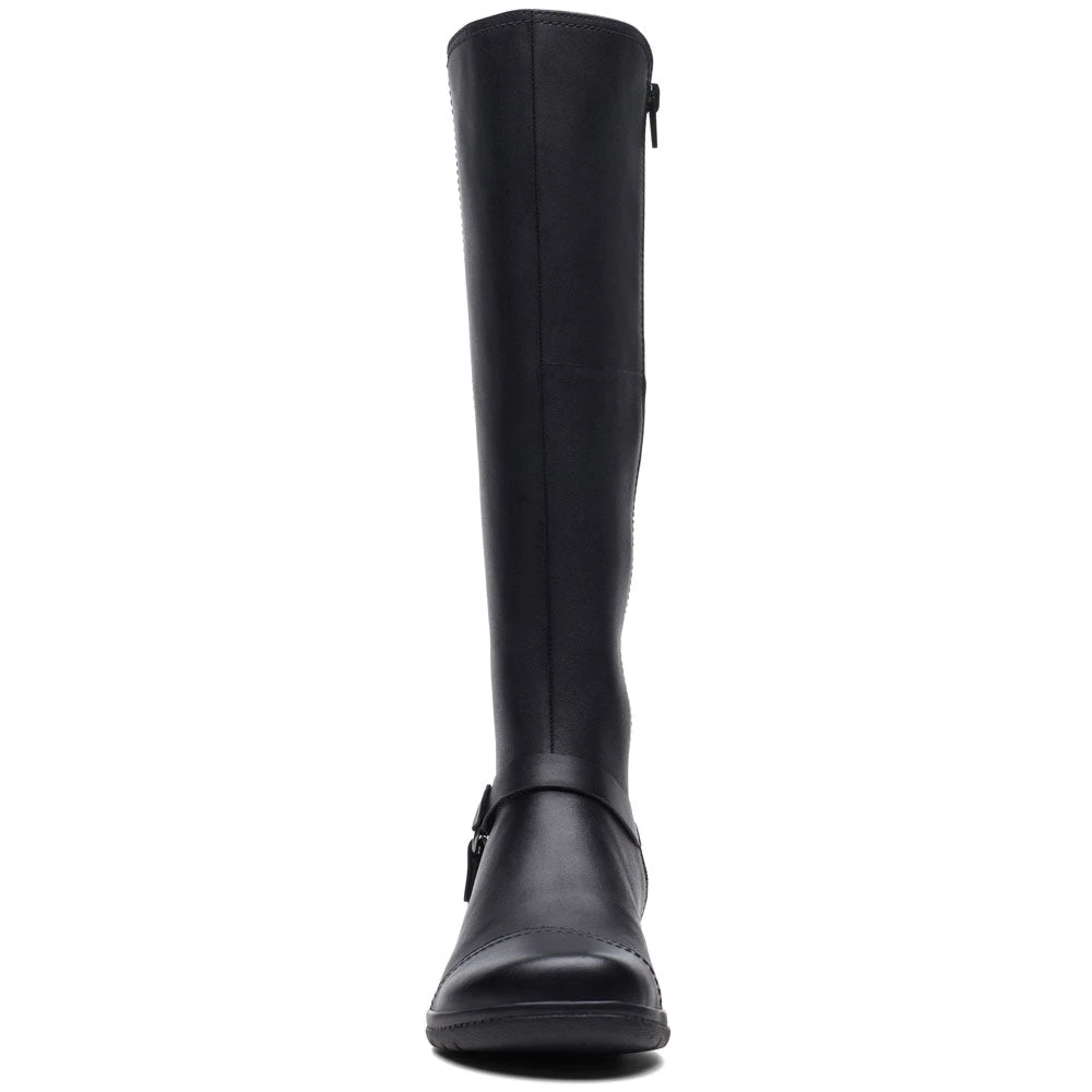 Clarks Cheyn Lindie Boot Black Leather (Women's) 6 Clarks Cheyn Lindie Boot Black Leather (Women's) - Image 4