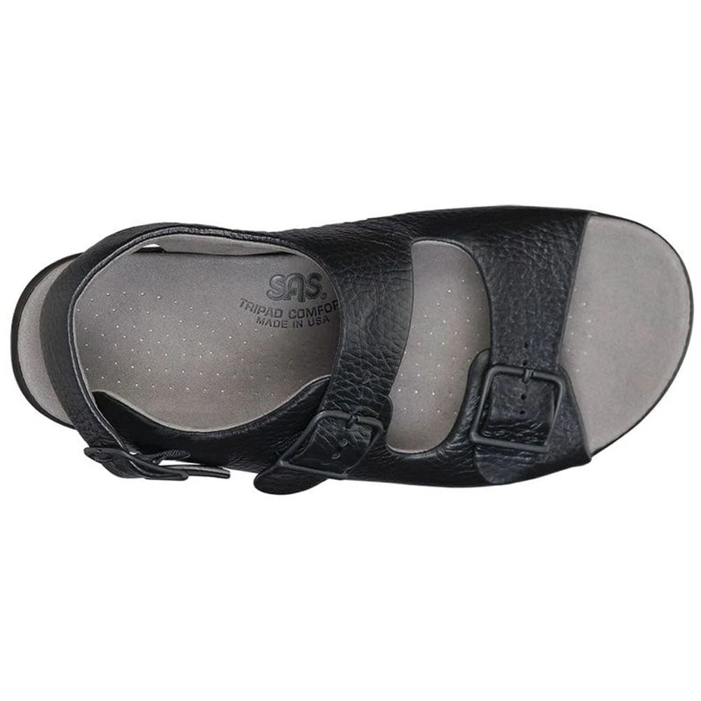 SAS Relaxed Sandal Black Leather (Women's) 6 SAS Relaxed Sandal Black Leather (Women's) - Image 4