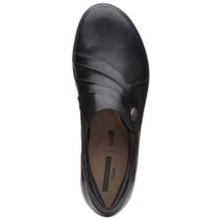 Clarks Hope Roxanne Slip-On Black Leather (Women's) -Dansko Shop black 6 7bbeb361 8949 461e 85a0 b38dc3aedde6