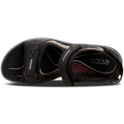 Ecco Yucatan Sandal Black/Mole/Black (Women's) -Dansko Shop black mole 6