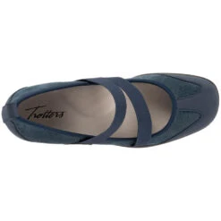 Trotters Josie Dark Blue Lizard Leather (Women's) -Dansko Shop blue 6 a47d4875 54be 4e13 b0e0 4f655fd41ea5