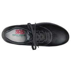 SAS Free Time Black Leather (Women's) -Dansko Shop freetime 3