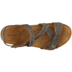 Taos Trulie Sandal Dark Grey Leather (Women's) -Dansko Shop grey 6 5166bc7c 63b8 4d29 be57 34b94bad3d8f