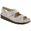 SAS Relaxed Sandal Web Linen Leather (Women's) 1 SAS Relaxed Sandal Web Linen Leather (Women's) -Dansko Shop linen 1