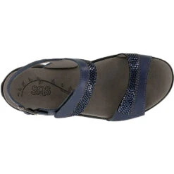 SAS Nudu Sandal Navy Leather (Women's) -Dansko Shop navy 6 a6c2bac4 a6cb 4916 9298 a9505f9eb410
