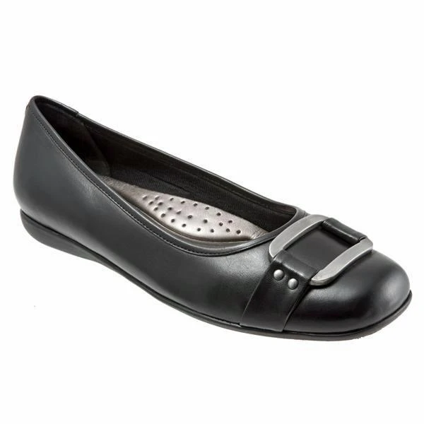 Trotters Sizzle Black Leather (Women's) 3 Trotters Sizzle Black Leather (Women's)