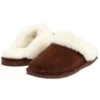 Old Friend Scuff Slipper Dark Brown Sheepskin (Women's)