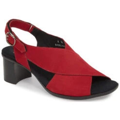 Munro Laine Sandal Red Nubuck (Women's)