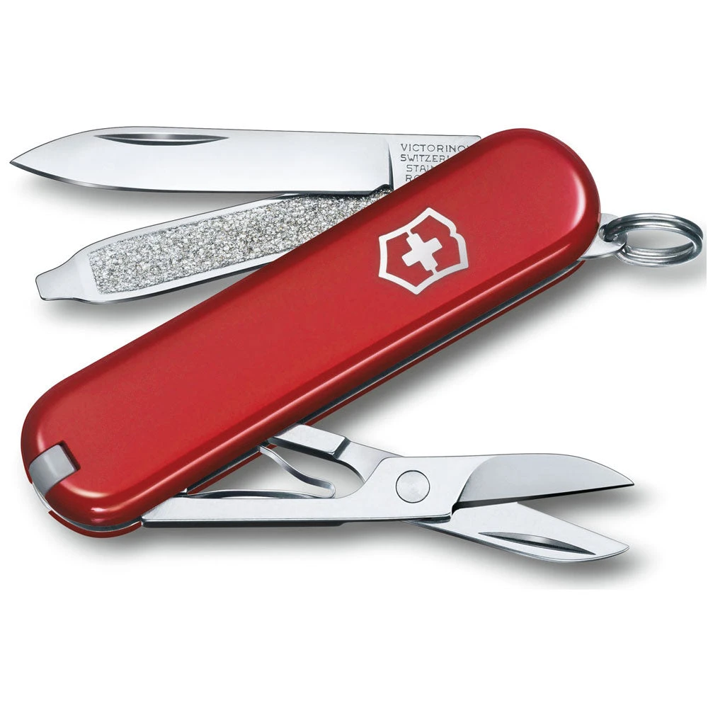 Victorinox Small Boxed Swiss Army Pocket Knife In Red 3 Victorinox Small Boxed Swiss Army Pocket Knife In Red