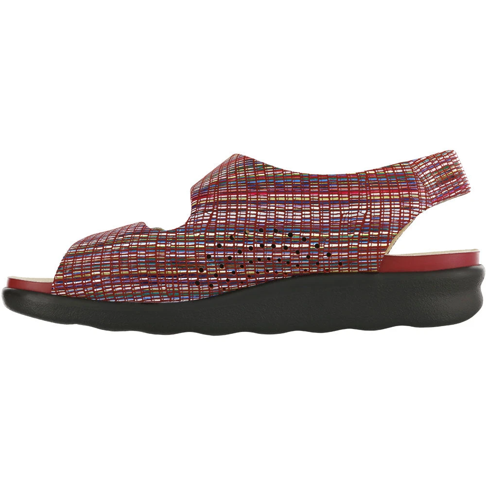 SAS Relaxed Sandal Rainbow Red Leather (Women's) 4 SAS Relaxed Sandal Rainbow Red Leather (Women's) - Image 2