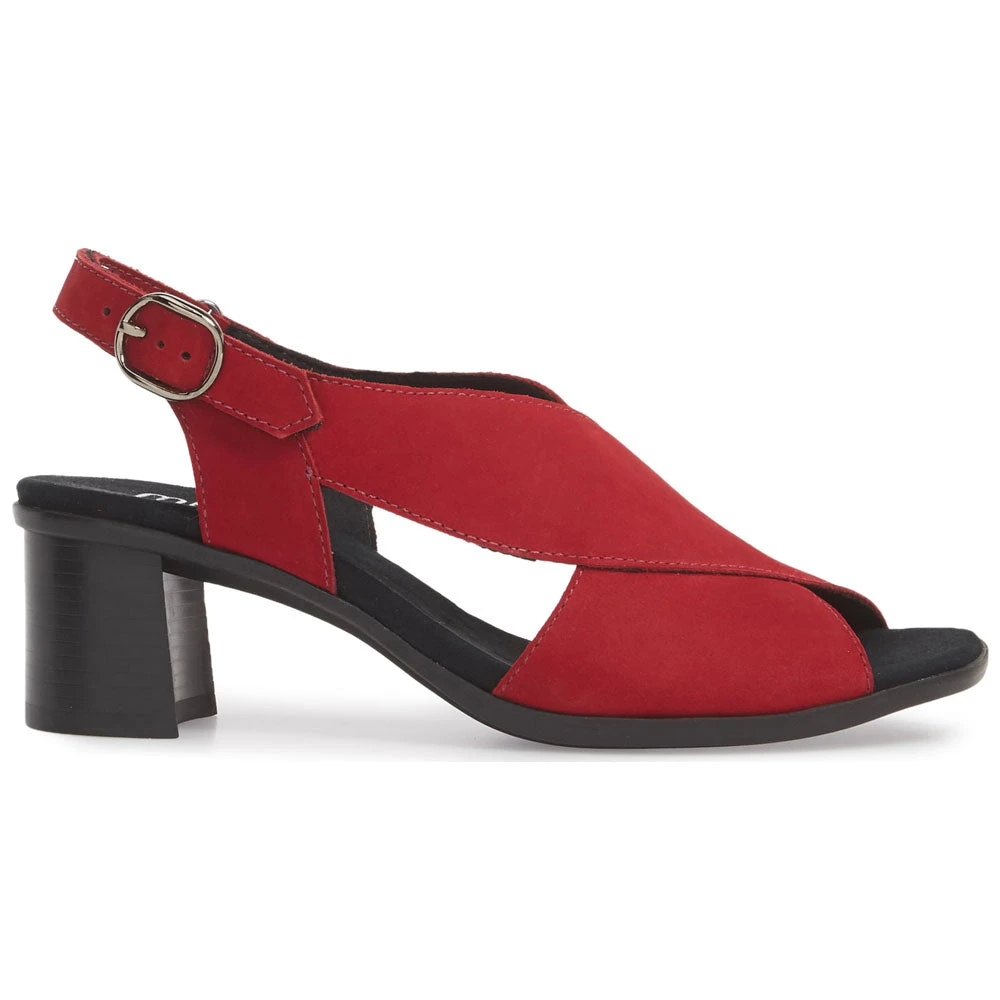 Munro Laine Sandal Red Nubuck (Women's) 4 Munro Laine Sandal Red Nubuck (Women's) - Image 2