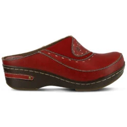 L'Artiste By Spring Step Chino Clog In Red Leather -Dansko Shop red 3 e79c6f3c 5b75 4dfd ab11 5cff442e5363