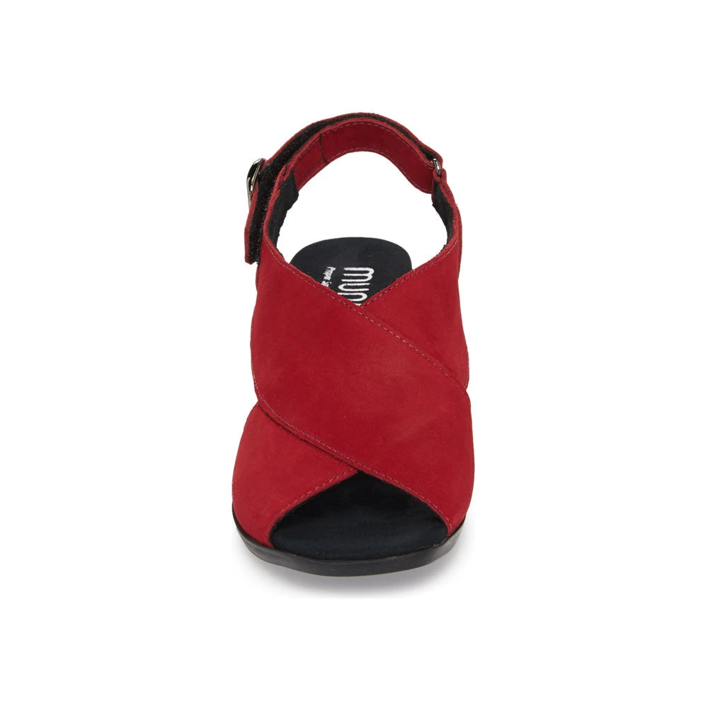 Munro Laine Sandal Red Nubuck (Women's) 5 Munro Laine Sandal Red Nubuck (Women's) - Image 3