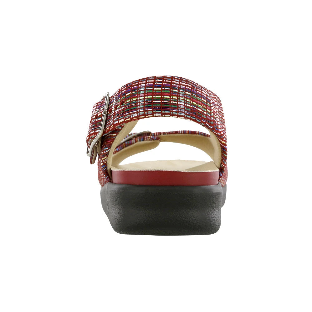 SAS Relaxed Sandal Rainbow Red Leather (Women's) 6 SAS Relaxed Sandal Rainbow Red Leather (Women's) - Image 4
