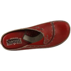 L'Artiste By Spring Step Chino Clog In Red Leather -Dansko Shop red 6 35fd8bf0 bc73 4790 ad65 6e7d81d8321b